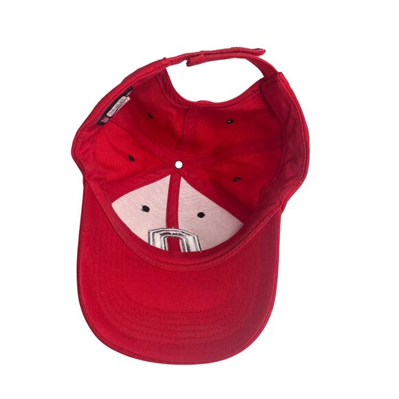 Ohio State Buckeyes Adjustable Hat Red OS Embroidered Big Ten Top Of The World - Picture 4 of 11